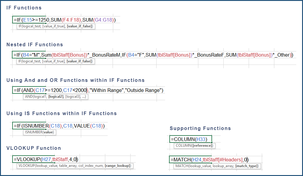 Functions